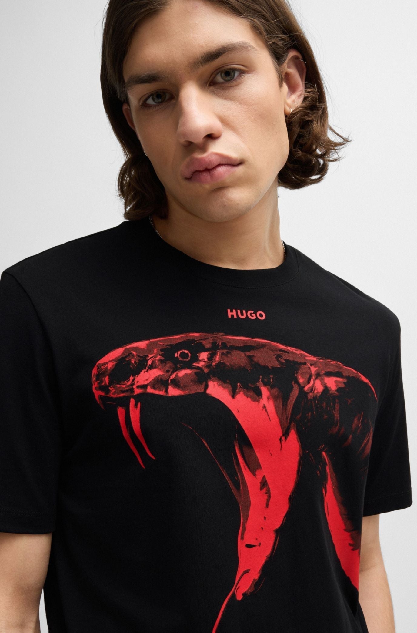 Prism Violet Crew Neck Solid T-Shirt
